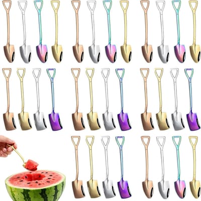 Set van 32 RVS Theelepels en Dessertlepels voor Koffie, Bars en Feestjes - Ideaal voor Restaurants en Cafés