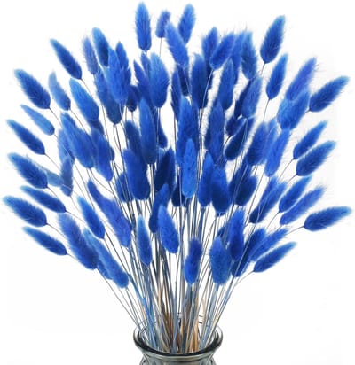 120 Pieces Decoratieve Gedroogde Bloemen - Pampasgras - Konijntail - Natuurlijke Pampas voor Thuisdecoratie en Tafelstyling
