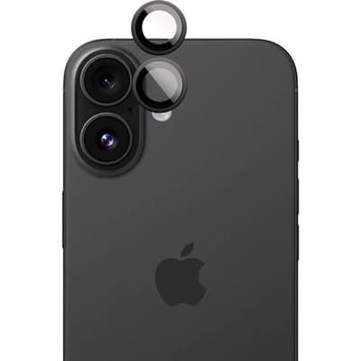 Coverzs Camera lens protector screenprotector geschikt voor Apple iPhone 16 & iPhone 16 Plus screenprotector - Geleverd met montage frame - screen protector gemaakt van gehard glas