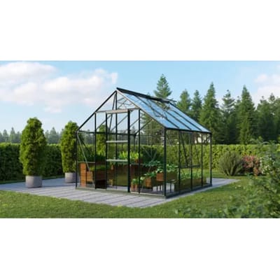 Vitavia Tuinkas Meridian 1 6700 - Veiligheidsglas 3mm - Smaragd - 257x258x232cm