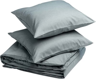 Yumeko dekbedovertrek katoen TENCEL™ groen chambray 200x220 + 2/60x70 - Biologisch & ecologisch