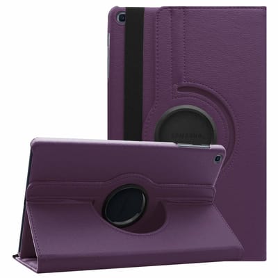 Hoesje Geschikt Voor Samsung Galaxy Tab A 10.1 hoes Paars - Galaxy Tab A 2019 hoes draaibare cover Hoesje voor de Hoesje Geschikt Voor Samsung Galaxy Tablet A 10.1