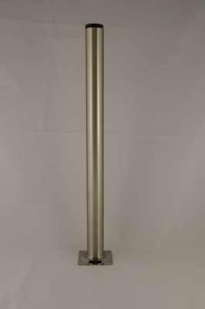 meubelpoot rond 10x3cm rvs