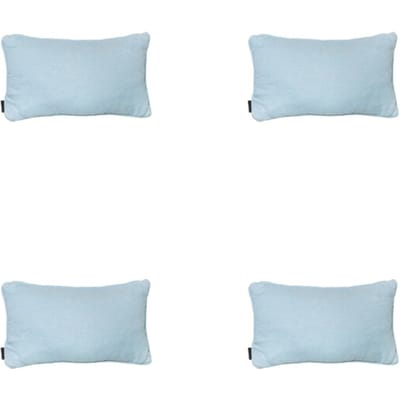 Madison - Sierkussen Napels azure - Ca. 30x50 cm - Set van 4