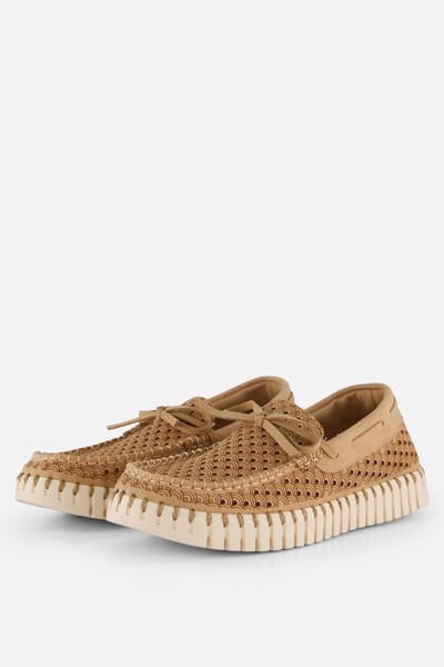 Ilse Jacobsen Ilse Jacobsen Bootschoenen taupe Textiel