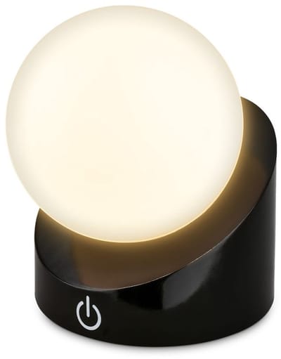 BRILONER Sora - Oplaadbare Mini Tafellamp - warm wit licht tuinverlichting - IP54 buitenverlichting - draadloos - dimbaar - voor binnen en buiten - 10 x 8 x 9 cm
