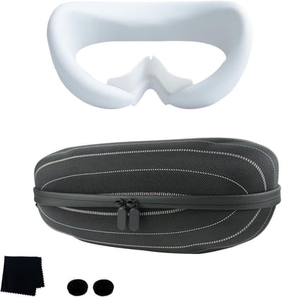 Opbergtas VR Headset - Draagkoffer Beschermhoes - Reizen en Opslag - Schokbestendig EVA Materiaal - 36x26x16 cm - Zwart