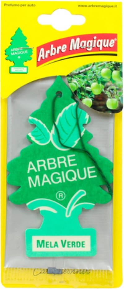 Groene Appel Arbre Magique Geurboom luchtverfrisser voor in de auto Mela Verde – Car Parfum – Geurboompje – Geurbooster – Wonderboom – Geurverfrisser – Nieuwe Auto – Autogeur – Autoparfum – Geurblad