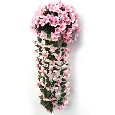 Simulatie Bloem Blauwe Regen Hangmand Simulatie Violet Wandhanger Bruiloft Huisdecoratie black