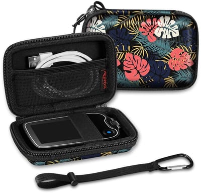 Hard Shell Beschermhoes voor Freestyle Libre 3 en Libre Reader, Lichtgewicht Schokbestendige Opbergtas met Clip en Handvat voor Diabetici