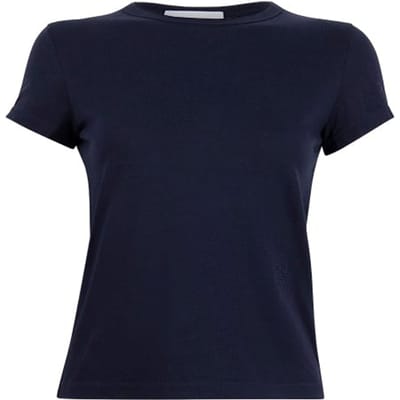 Closed Crew Neck Short Sleeve T-shirts Dark Night Maat: XXS | Tops Outlet | Dames | Blauw