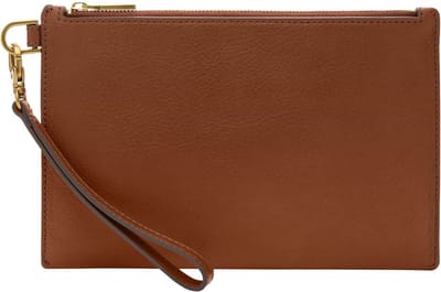 FOSSIL Polstas Utensil zak Wristlet Brown Bruine