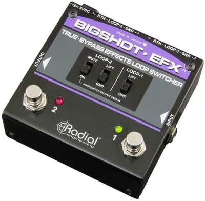 Radial BigShot EFX - Signaal splitter & router - Zwart