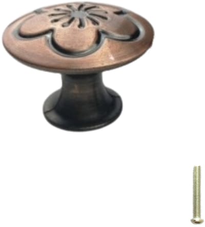 Kastknop Brons – Meubelknop 3cm – Inclusief Bevestigingsbout – Strak Meubelbeslag voor Kast, Lade
