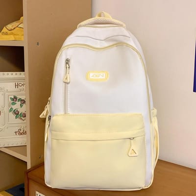 Schooltassen voor Kinderen Basisschool Jongens Meisjes Middelbare School High School Brief Rugzak white