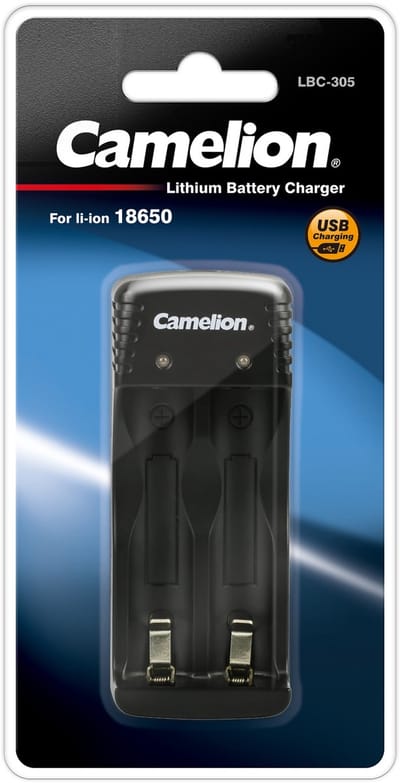 Camelion LBC-305 Lithium-ion-oplader voor 1-2 18650-batterijen