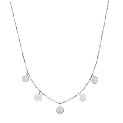 Victorious Dames Ketting - Zilver - Model: Flowera