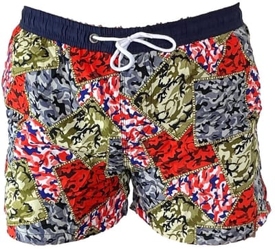Zwemshort Power Multi - Maat M - Zwemshort Heren Multicolor - Shark One