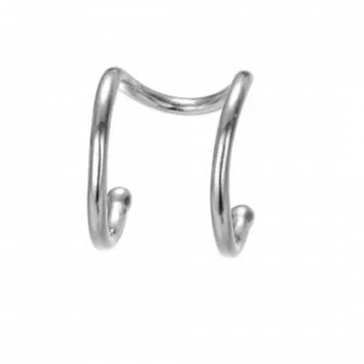 Earcuff Zilverkleur-1 stuks - Charme Bijoux