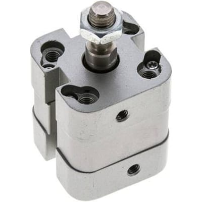 ISO 21287 Compacte Dubbelwerkende Cilinder 20-5mm - Magnetisch - Mannelijke Stang