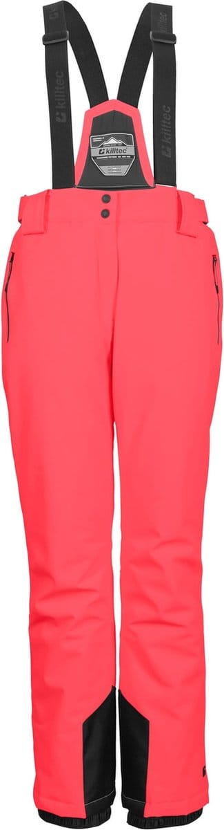 Killtec dames skibroek - ski broek 37559 - oranje (neon koraal) - maat 42