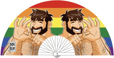 M PROUD CHEEKY Pride Fan