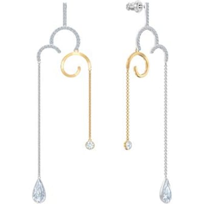 Boucles d'oreilles Swarovski My Hero pour Femme Plaqué Or Blanc/Or 5500974 White Gold-Plated/Gold white