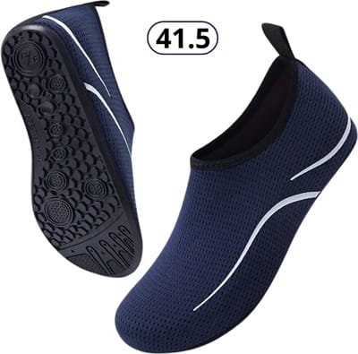 Bovista Waterschoenen Voor Kinderen & Volwassenen - Aqua Shoes - Aquaschoenen - Afzwemschoenen - Zwemles Schoenen - Blauw - Maat 41.5