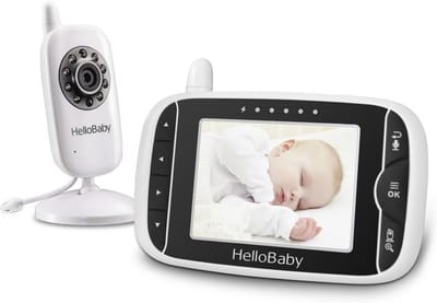 Draadloze Videobabyfoon met Camera en 2-Weg Talkback-Systeem