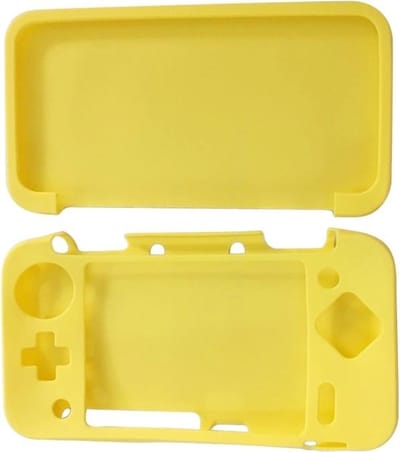 Silicone Bescherm Hoes geschikt voor New Nintendo 2DS XL Geel