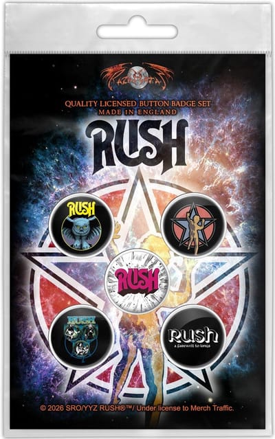 Rush - Starman - Button - 5-pack