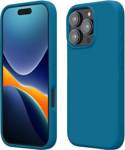 kwmobile telefoonhoesje geschikt voor Apple iPhone 16 Pro Max - Hoesje met siliconen coating - Smartphone case in Caribisch blauw