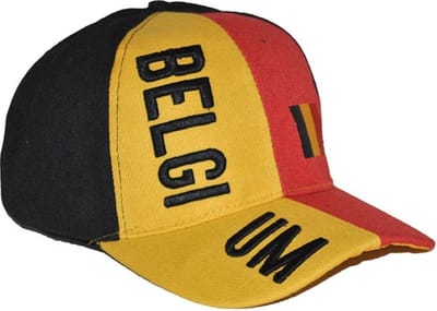 België supporters baseballcap - petje - Landen vlaggen feestartikelen - EK / WK voetbal