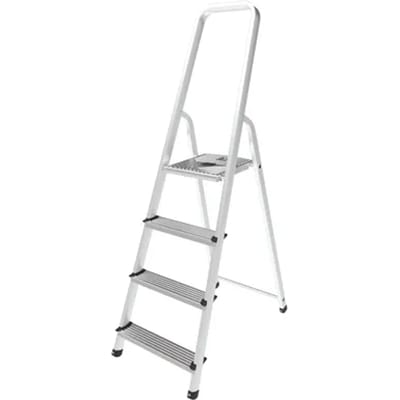 Sencys - Huishoudtrap - Aluminium - 4-treden – Max. 150kg