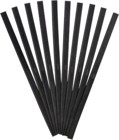Rubberen strip voor Ruitenwisser 45 cm voor Douche en Ramen - Ruitenwisserbladen Raamwisser - Raamtrekker- 10 Stuks