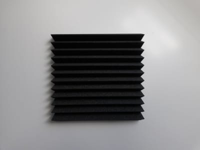 12 stuks Wedges geluidsisolatie akoestiek (antraciet), 30x30x5CM, 12 stuks.