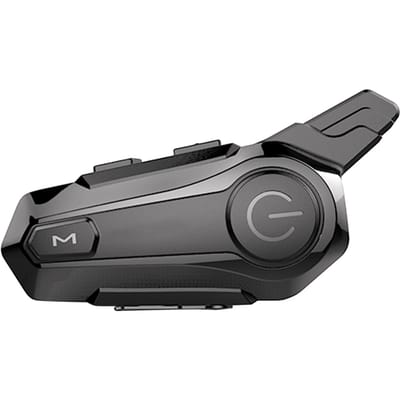 Motorfiets BT-intercom met helm BT-headset Waterdicht universeel communicatiesysteem voor ATV gray
