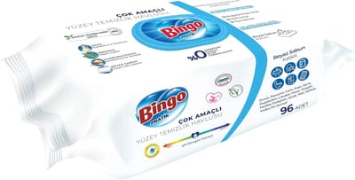 Bingo Praktische Oppervlakte Reinigingsdoekjes Witte Zeep – 96 Stuks – Vochtige Schoonmaakdoekjes – Multifunctioneel – Streeploos Resultaat