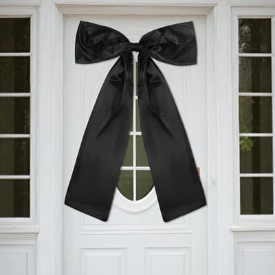 Dailygoods- Strikdecoratie Grote Satijnen - Gigantische Decoratie - Feestdecoratie - Themafeestdecoratie - Slaapkamerdecoratie - Eenvoudige Installatie - Decoratiestrik
