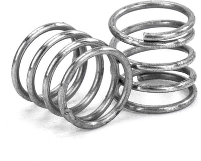 Drukveren Roestvrij Staal - Compressieveren Metaal - Apparaten Repareren - Hoge Elasticiteit - 5 mm Buitendiameter - Zilverkleurig
