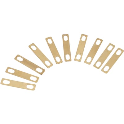 10 Stuks Gitaar Hals Shim Messing Corrosiebestendig Universele Hals Verhoogde Shims voor Bas beige