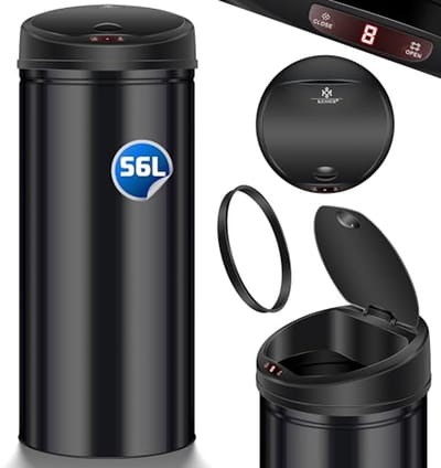 Automatische Sensor Vuilnisemmer 56 Liter Roestvrij Staal