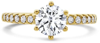 14K Geelgouden Ring Lab Grown Diamant 1.24ct F VS – 4035584