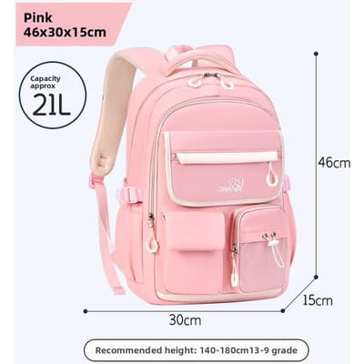 Sac à dos pour école primaire pour filles Sacs pour collège et lycée Grande capacité Sac à dos pour étudiants Sac à dos léger Sac à dos de voyage pour la journée