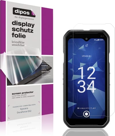 dipos – 4x Beschermfolie geschikt voor Kyocera DuraForce EX2 | Krasbestendige & heldere Screenprotector Ultra-Thin