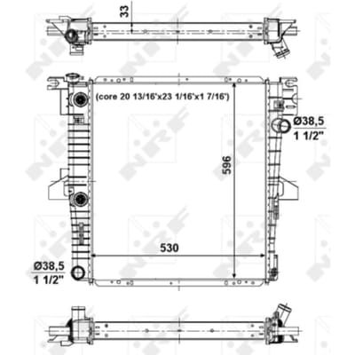 Radiator NRF 56034