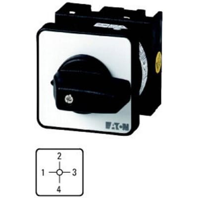 Eaton T0-4-15056/E Wisselschakelaar 20 690 V 1 x 90 ° Zwart 1 stuk(s) Piece