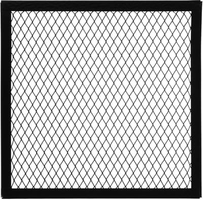 Vuurkorfrooster - Gaasafdekking Haard - Binnenhaard Veiligheid - Hittebestendig Ijzer - 173 x 173 cm - Zwart