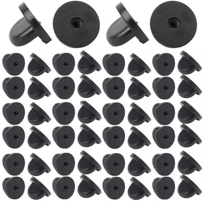 Fako Bijoux - 100 Rubberen Pin Backs - Vlinder Clutch Backings - Pin Cap Keepers - Vervanging Voor Broche Sieraden - 100 Stuks