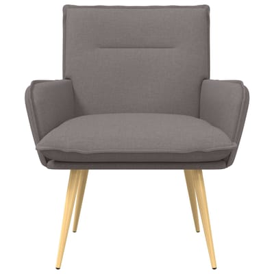 vidaXL - Fauteuil - Taupe - Stof